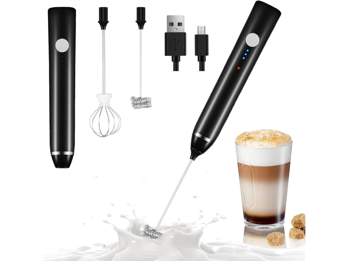Espumador Elétrico de Leite, Recarregável Usb AQUAFORGE