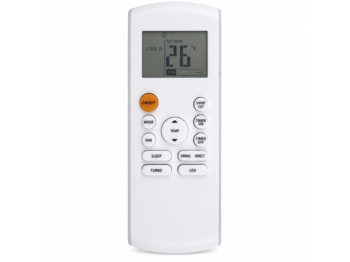Comando De Substituição Para Ar Condicionado Compatível Com Midea Rg57b1/bge, Sem Retroiluminação_zhd