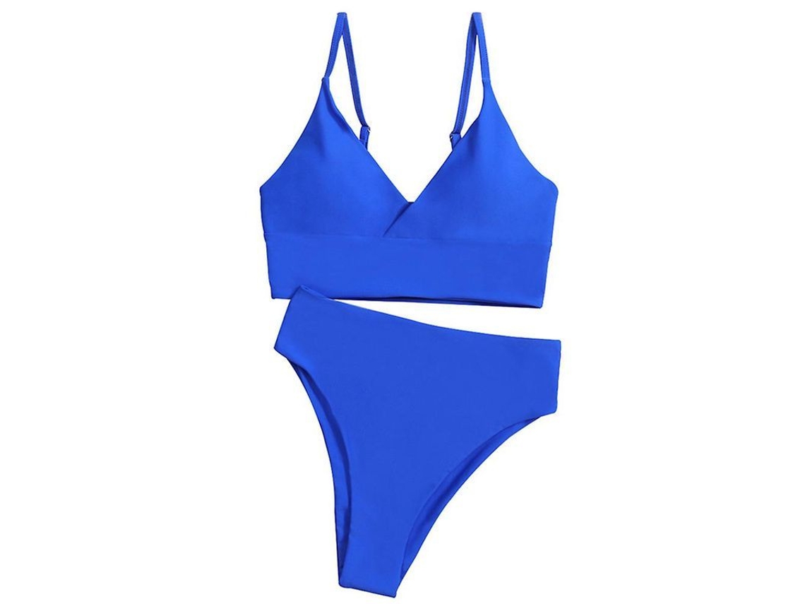 2026 traje de Bikini para Mulher, Bikini Triangular Sexy de Cor Solida com Bicos Removíveis e Tirantes Ajustáveis