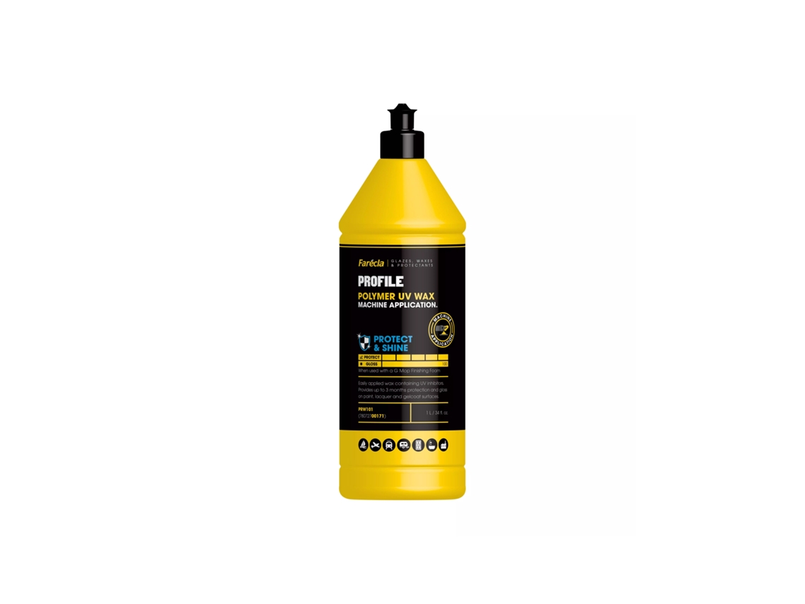 Cera De Polimento Para Máquina De Cera Uv De Perfil Farecla 1 Lt