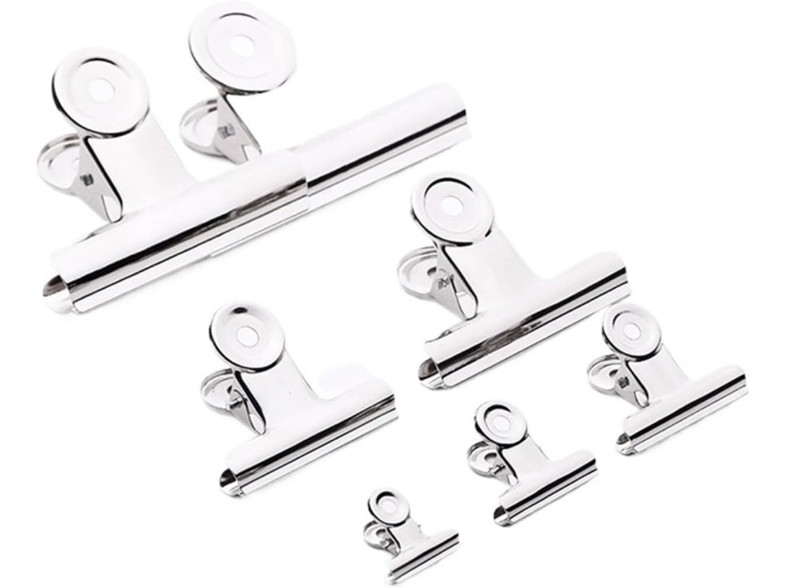 Clipe de Metal Resistente Artigos Papelaria, Material de Mesa, Encadeamento Doméstico, Clipe Pequeno