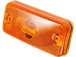 Luz De Reboque Led Laranja Com Plugue De Plástico Quadrado, Compatível