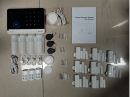 Sistema De Alarme Sem Fio 4g Wifi Casa Com App Controle Tela Colorida