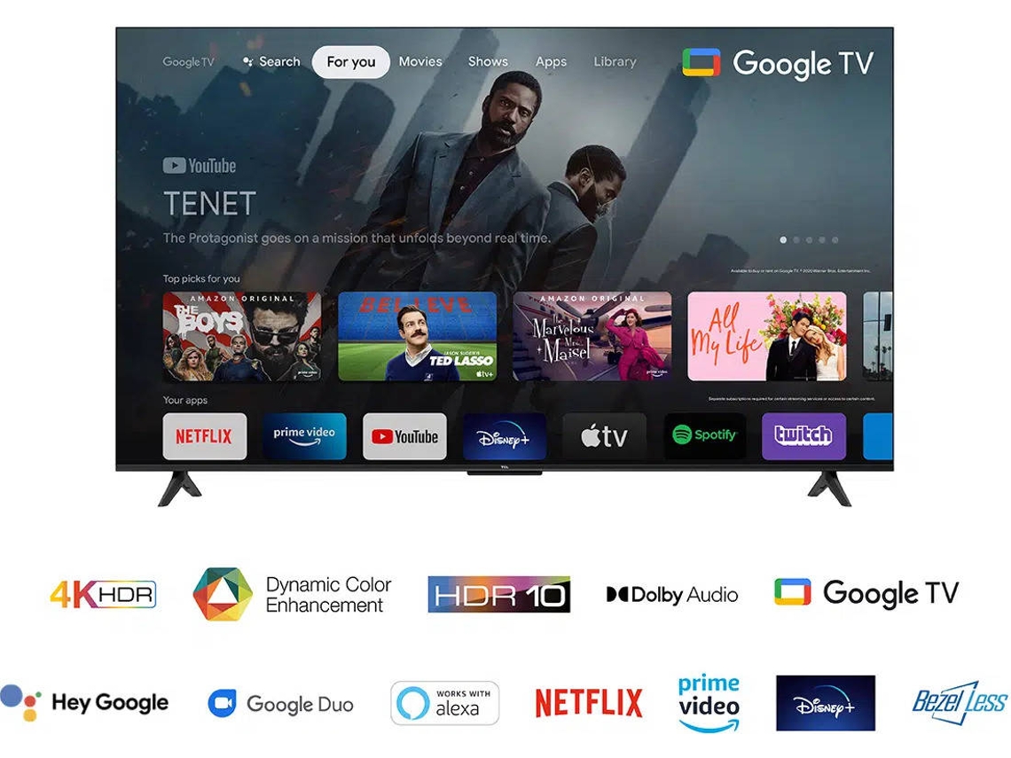 TV TCL 65P635 (LED - 65'' - 165 cm - 4K Ultra HD - Smart TV) | Worten.pt