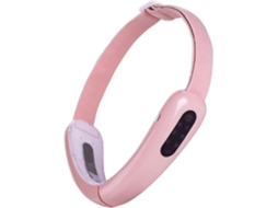 Massageador Facial Elétrico em Formato de V Vibratório para Afinamento, El Étrico, Rosa GOKOCO