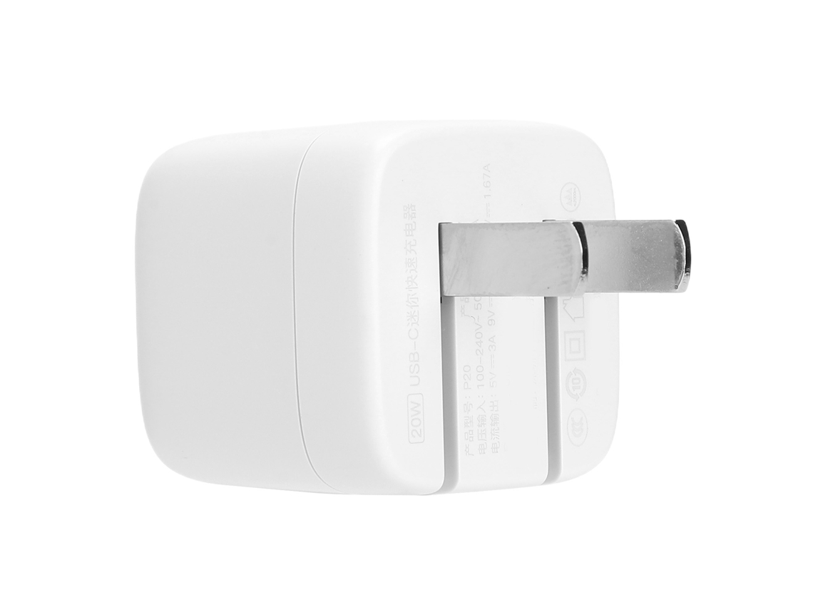 Carregador de parede 20w mini portátil carregamento rápido para celular e tablet S/MARCA