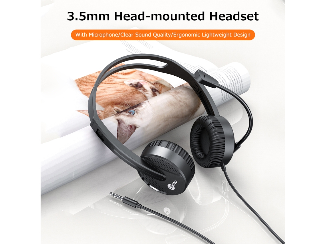 Fone LAXISCREED com Fio 3,5mm e Microfone