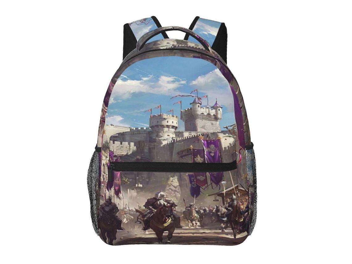 Mochila De Estudante H63 Kingdom, Durável E Leve, À Prova Dágua E Com Alça De Ombro Respirável. Olysi Shop