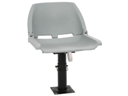 Vidaxl 2 Pcs Conj. Assento Barco Dobrável S/ Almofada 48x51x41cm Cinza