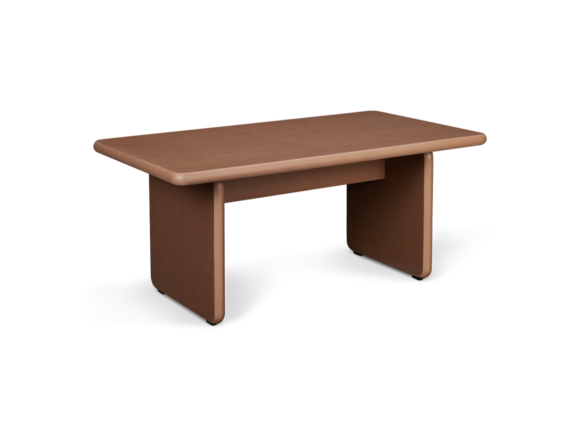Mesa De Centro Gäljami Retangular 100x55x44 Cm Efeito Nogueira [EN.CASA]