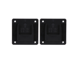 Suporte de parede para ferramentas elétricas Makita 18V (2 peças), preto, para armazenamento de ferramentas.
