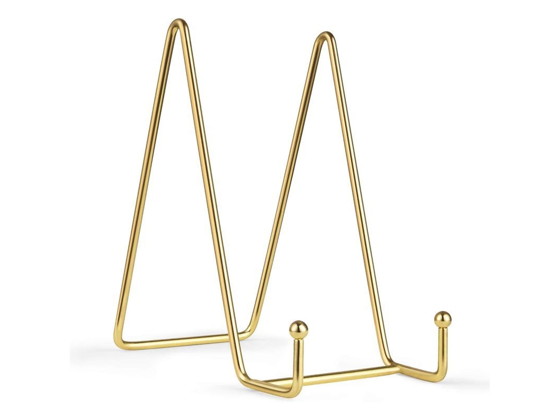 2026 suportes de Placa Linjou 6 Polegadas Oro Hierro Easel para Placas Decorativas Fotos Marco 2 Pack 6 Polegadas