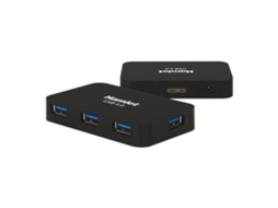 Hamlet Xhub430Bkpw Hub 4 X Superspeed Usb 3.0 Computador desktop HAMLET
