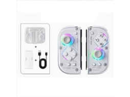 Joypad Oled Lite Bluetooth 5.2 Para Jogos Com Iluminação Rgb, Compatível Com Pc, Android E Ios. Hengjian