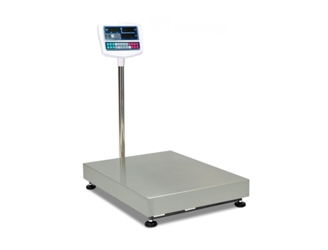 Balança Industrial 150Kg/50G Ecrã Lcd Digital Aço Inoxidável 30X40Cm Ideal Para Pacotes 220V E Bateria Integrada COSHANO