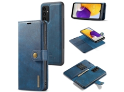 Capa De Celular Magnética Removível De Couro Com Textura Crazy Horse Para Samsung Galaxy A13 4g Dg.ming
