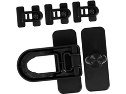 Conjunto De 4 Travas Segurança Para Armários E Geladeiras,