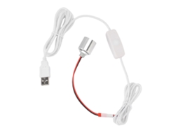 Mini Spot Led 1w 4000k 80lm Usb 5v Dimmerizável para Mostruário de Bijuterias e Gabinete