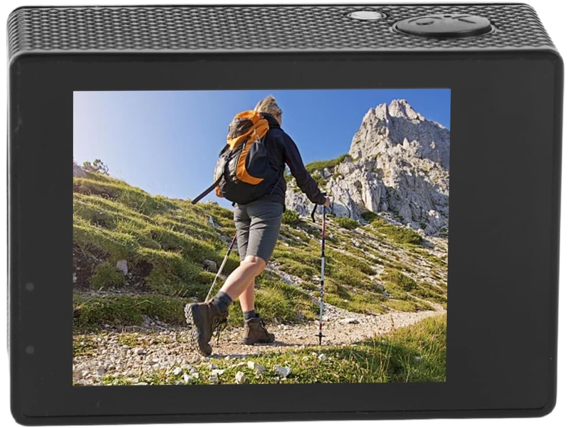 Câmera De Ação Para Ciclismo 4k, Grande Angular De 170° Com Eis E Tela Ips De 2 Polegadas, Câmera Es Gokoco