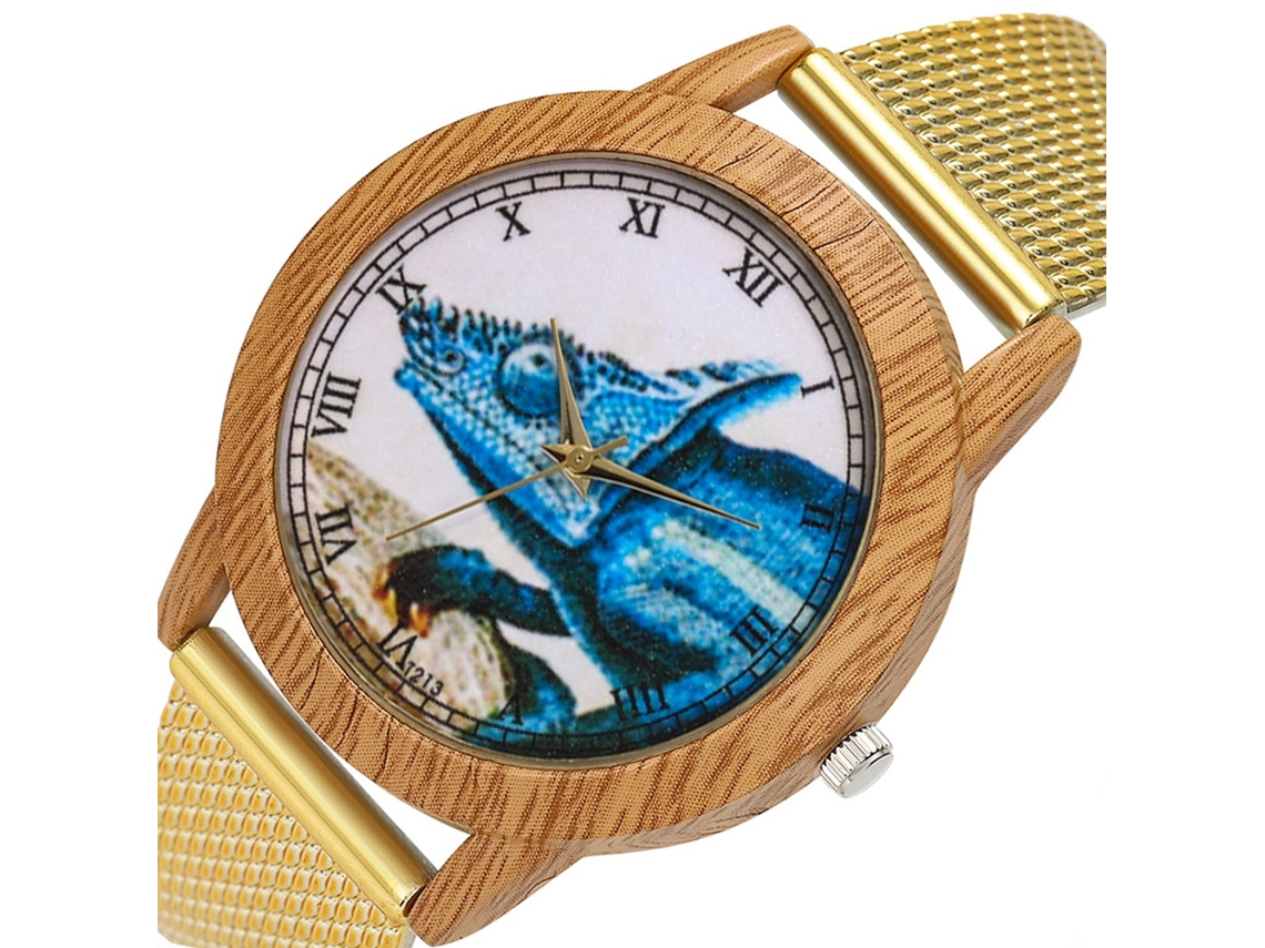 Relógio de casal Zhoulianfa, numerais romanos, pulseira de silicone, quartzo, dourado