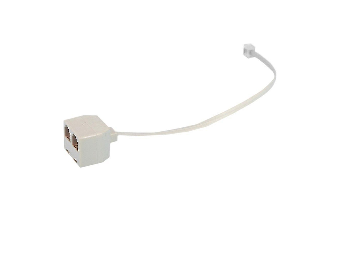 Conector De Tomada Telefônica Rj11 6p4c Macho Para 6p4c Fêmea De 2 Vias, Divisor, Conector De Linha Telefônica, Adaptador E Conversor Brilvibera