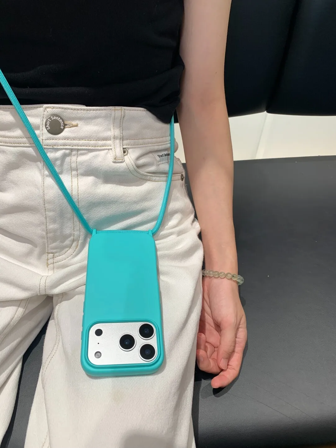 Capa De Celular Em Silicone Líquido (ciano), Macia, Resistente A Impactos E Com Acabamento Fosco, Para Iphone 14 Plus.