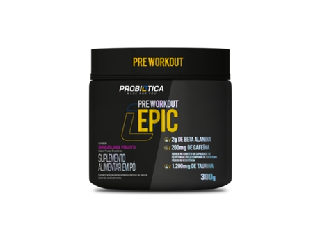 Épic Pré Treino 300G Sabor Frutos Brasileiros PROBIÓTICA
