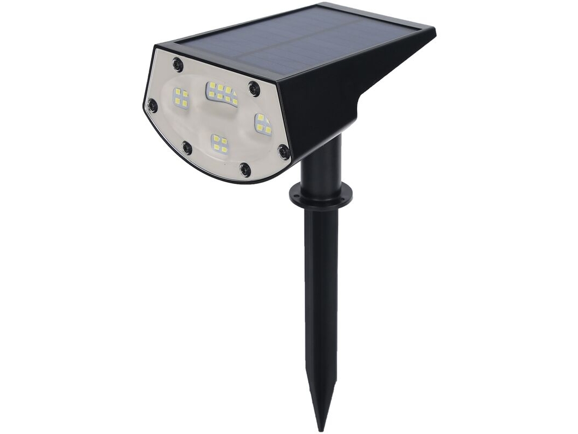 Luminária solar de parede com 3 modos e IP65 para quintal AQUAFORGE