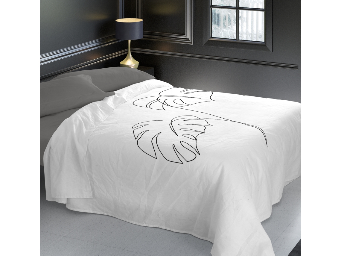 Conjunto de Lençol Cama 150 Algodão Extra Macio Feito na Espanha Blanca NATURALS