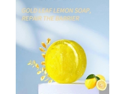 Sabonete Artesanal De Ouro 24 Quilates, Para Limpeza Facial E Corporal, Com Ácido Hialurônico E Óleo De Melaleuca, Antiacne.