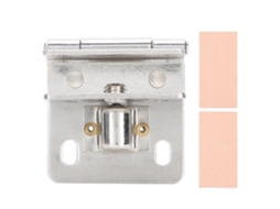 Mancal Porta Vidro Sem Punção Aço Inox Clamp Suporte