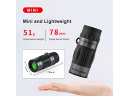 Monocular Telescópio Para Iphone E Smartphone, Mini Monocular Portátil Para Adultos, Visão De Longo Alcance