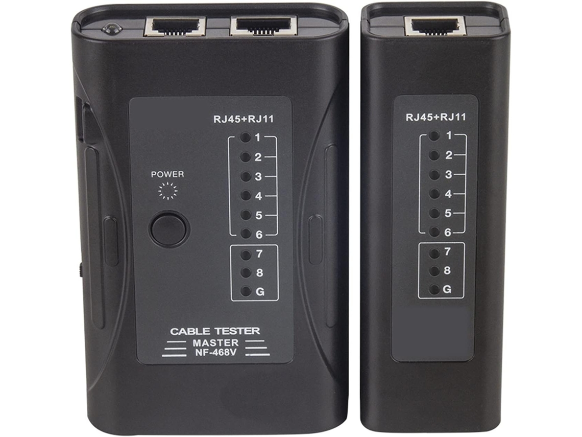 Detector De Cabos, Teste De Continuidade De Cabos Rj11 E Rj45, Detecção