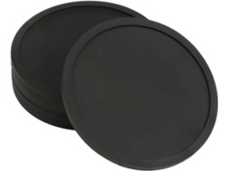 Jogo de 6 pires de silicone preto ZYBLSSBB