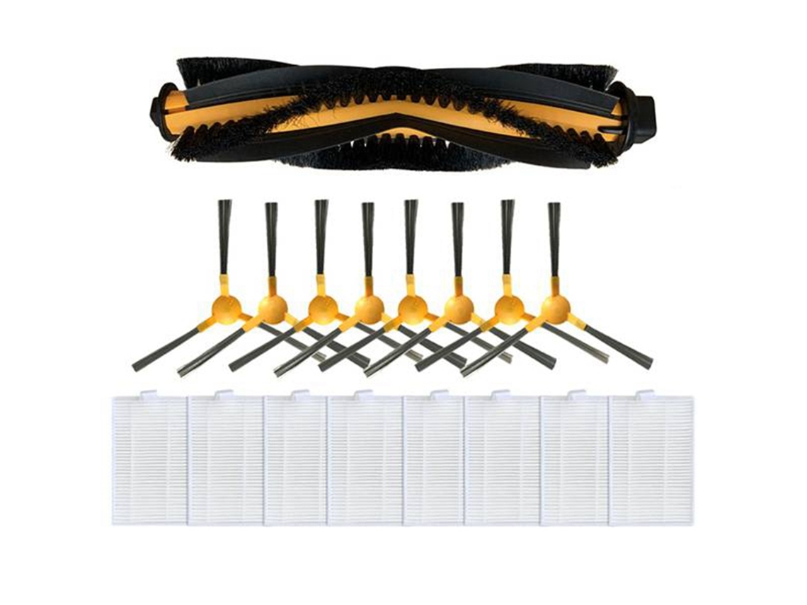 Aspiradores de pó peças acessórios para moosoo robô rt30 rt40 rt50 escova principal hepa filtro escova lateral kits acessórios