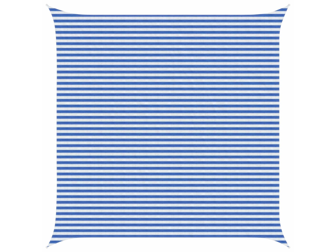 Conjunto 1 Vela De Sombra Vidaxl Azul Polietileno De Alta Densidade (5 X 5 M)