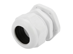 Conector De Cabo De Plástico De Nylon Branco Com Prova D'água Ip68 (pg36, 1 Unidade)