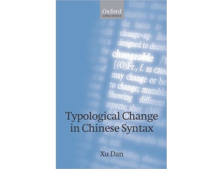 Livro Typological Change in Chinese Syntax de Dan Xu (Inglês - Capa Dura)