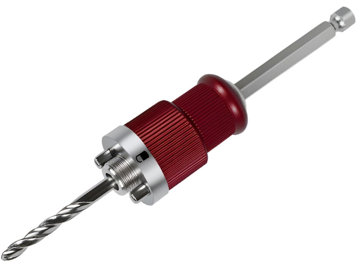 Adaptador De Eixo Cortador Furos Liberação Rápida Com Construção