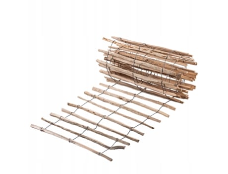 Cerca protetora de jardim Kadax Hazelnut Roll-Up 500x90x79cm