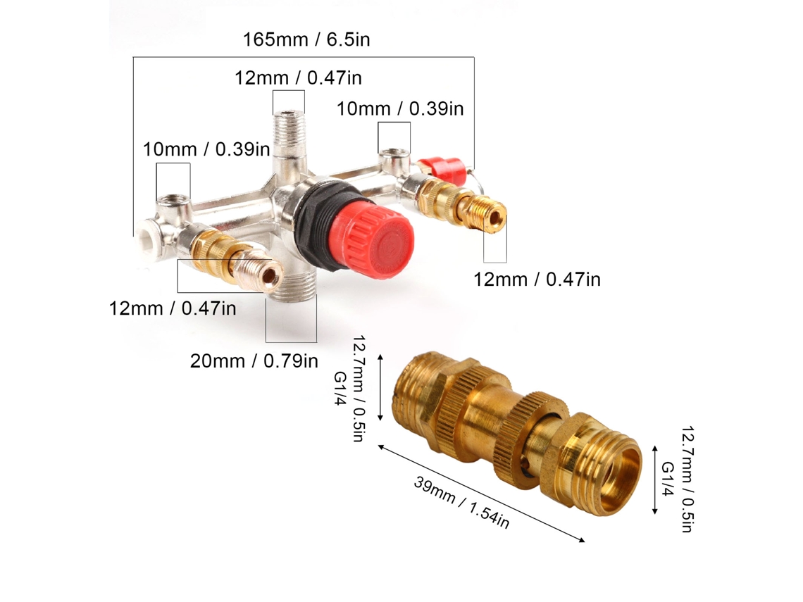Laxiscreed Válvula De Comando Para Compressor De Ar Com Ajuste De Pressão Até 180 Psi
