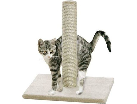 Poste Arranhador para Gatos  Cinzento Suave (38 x 38 x 59 cm)