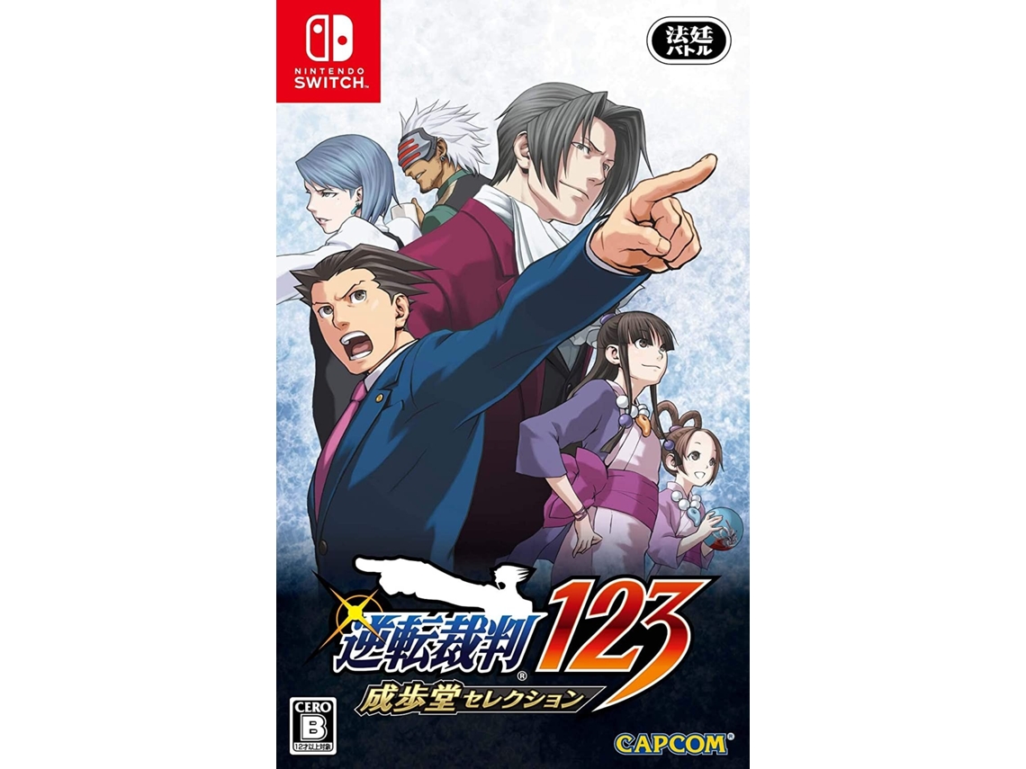 Jogo Phoenix Wright Ace Attorney Trilogy 123 Nintendo Switch