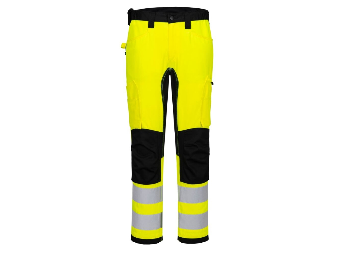 Pantalão De Alta Visibilidade Eco Wx2 Com Elastano | Trabalho Amarillo/negro / 38