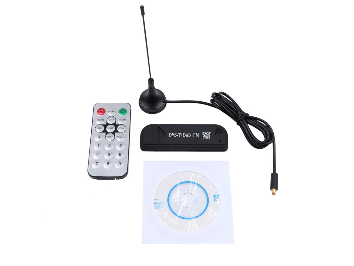 Récepteur USB DVB-T RTL2832U Tuner TV Digital + FM Avec Enregistrement Vidéo Temps Réel