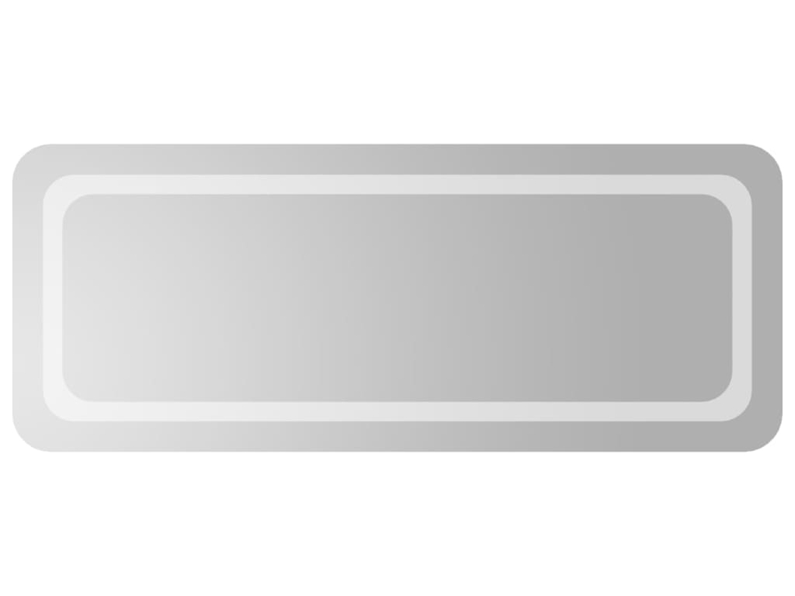 Led Bathroom Mirror, Led Bathroom Mirrors Vidaxl Transparente Vidro (100 X 40 Cm)