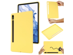 Capa De Silicone Líquido Compatível Com O Tablet Samsung Tab S9 De 11 Polegadas, Capa Protetora Resistente A Impactos Para O Tablet Samsung S9 Fe.ipad