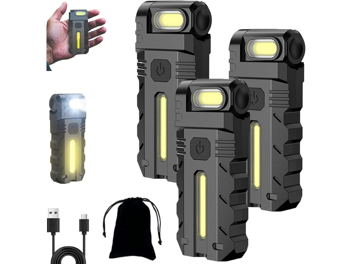 Lanterna De Trabalho Led Com Cabeça Giratória 180° – Feixe Duplo,