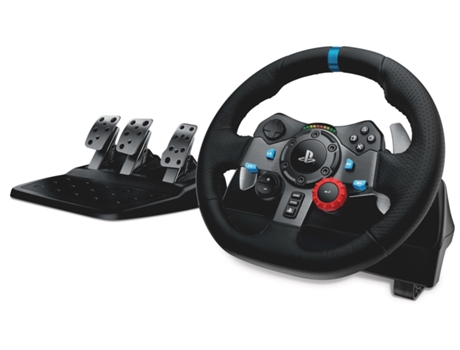 Volante + Pedais LOGITECH G29 Driving Forceracing (Multiplataforma - Preto) — USB | Preto