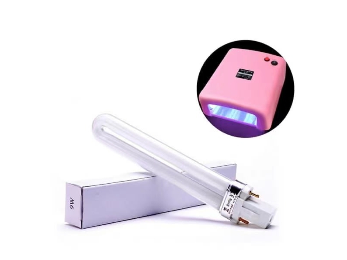 Lâmpada Uv 4 X 9w Útil Para Cura De Unhas, Ideal Para Substituição De Tubo